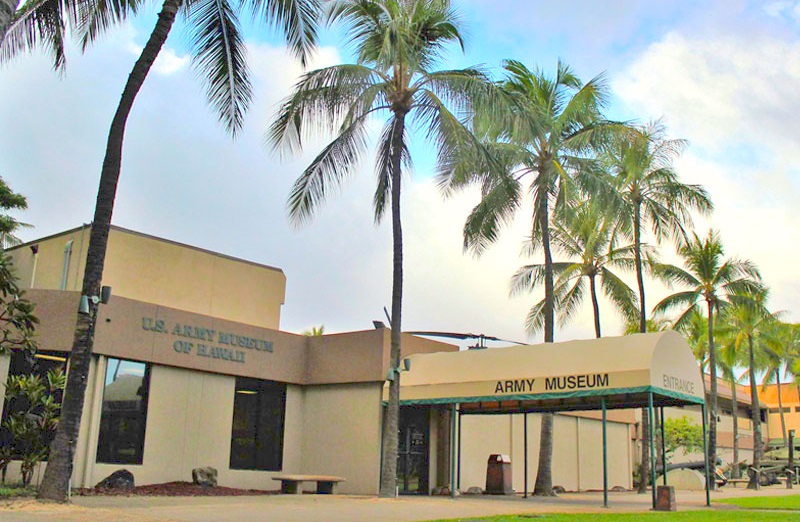 US Army Museum of Hawaii main building.